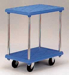 樹脂台車(二段型ワゴン)M1518RBL-006S