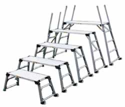 四脚調整足場作業台M154TW-7N