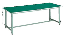 帯電防止マット伸縮高さ軽量作業台M227EM-0960DT