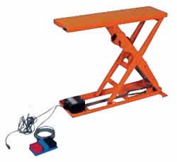 スリム型電動ボールネジ式テーブルリフト100VM227LEB-10-2007T