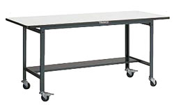 軽量作業台ダークグレー(キャスター付)M227WP-0975C100T