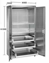 ステンレス保管庫M350H-9063C3SUS