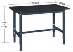 高さ調整軽量作業台M350KSC-1275S