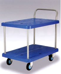 2段式プラスチック台車/M623LA-300Y-T2K