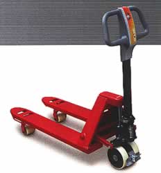 低床式駐車ブレーキ付ハンドパレットトラックMB18CL10-58K