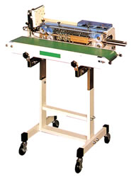 日付印字装置付エンドレスシーラー上下手動/MC79S-C-15SPK