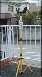 組み立て式ポータブル風向風速データーロガーMD2PW-60SW