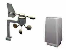 携帯気象観測データーロガー(風向風速気圧)MD2S3468-DK