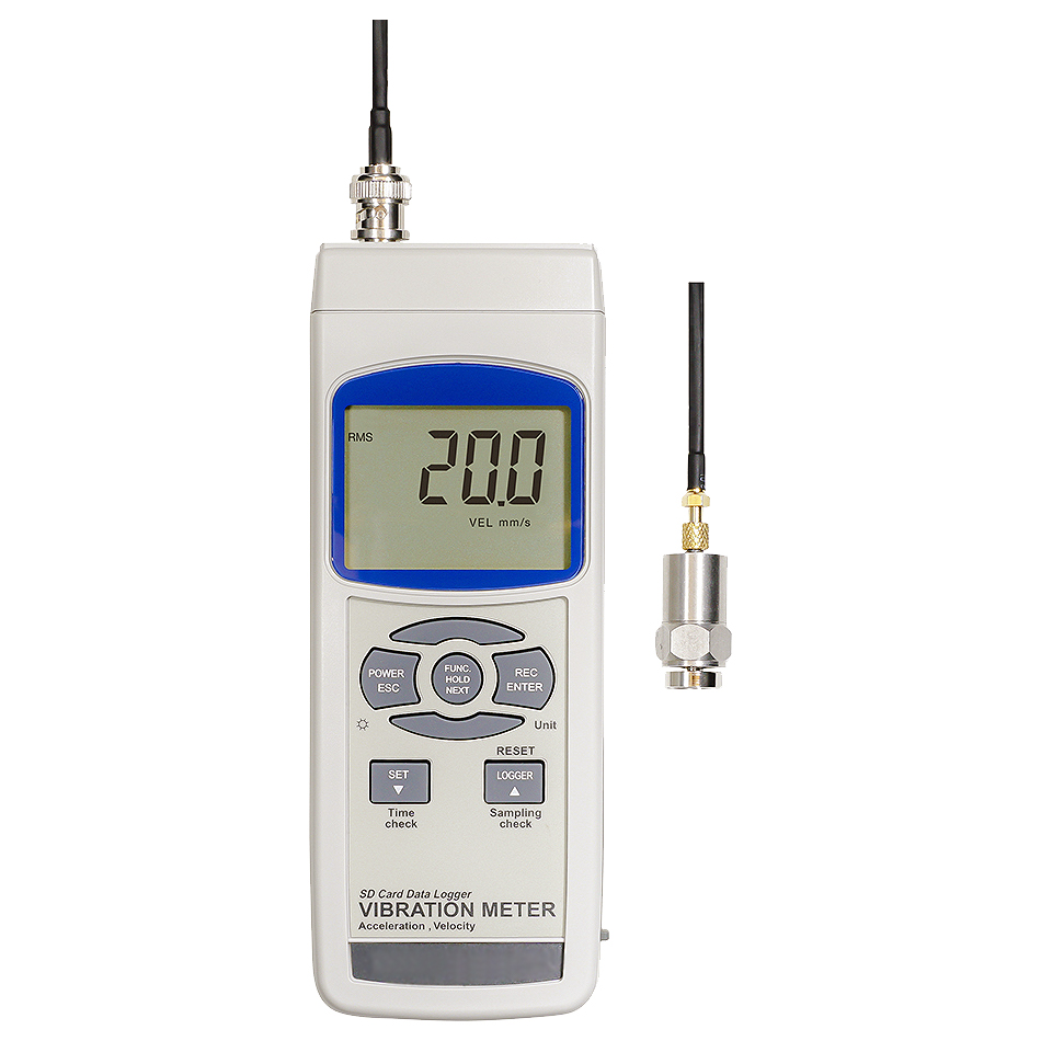 振動計デジタルロガー(SDカード)MG14B-8205SDM