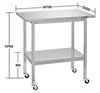 ステンレスワゴン作業台M350SUSFW4-70TS