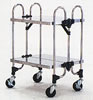 導電ステンレス折りたたみワゴンM488GA-2FFDP