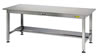 ステンレス作業台(半面棚板付)M835S3-960TY