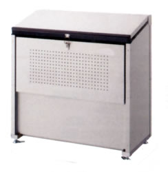 簡単組立式ゴミ箱(スチール製)/M1584KE-1000S