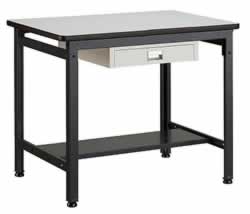 軽量作業台薄型引出1段(ポリ化粧天板)M227WP-0960UDC1T