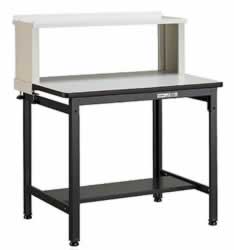 軽量作業台上棚付(ポリ化粧天板)M227WP-0960YURBT