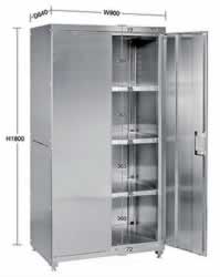 ステンレス保管庫M350NH-9063SU4S