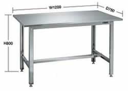 ステンレス作業台(ステンレスカバー天板)M350US4-096CLCS