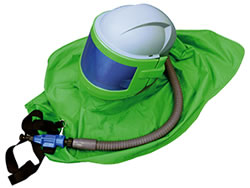 エアー式クーラー付防塵ヘルメット/M826CL-ME