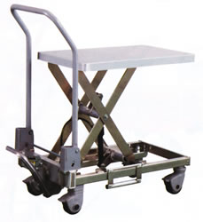 携帯アルミ油圧リフト台車/MD18LH-A50KG