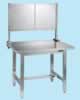 パンチングボード付ステンレス作業台M350SUS430-096PTS