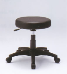 低座丸椅子(ガス昇降)/M2201S010-VBK