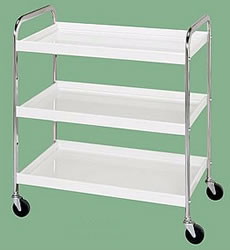 軽量パイプ柱ワゴン台車M350SYA-548WS