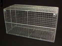 リサイクル収集保管ゴミ箱/M674R-470L