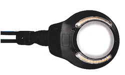 静電気対策フリーアームLED拡大鏡3倍MA77FKLED-3X-ESD