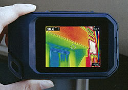 ポケットサーモグラフィー放射温度計MD7TA-521F