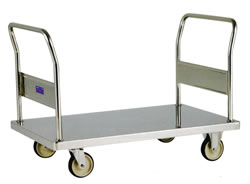 ストッパー付両袖ハンドルステンレス台車/MF24W-9060EWH-FBE