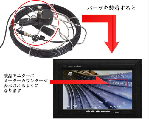 先端22φ20M配管用内視鏡M1080RH22-20M