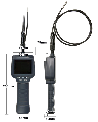 先端5.5φ1Mハンディー工業用内視鏡M1080RL55-1M