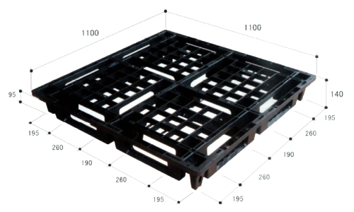 軽量ネスティングプラパレットM1409NES-1111EN