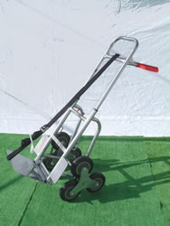 伸縮折畳式六輪階段台車/M1420TP-17FM