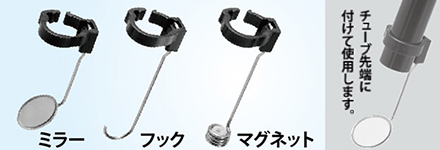 LEDライト付防水ファイバースコープM2200KE-15K