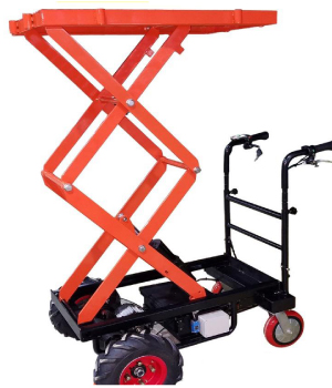 電動走行電動上下リフター台車(H1600mm)M2214E200KG-1600H