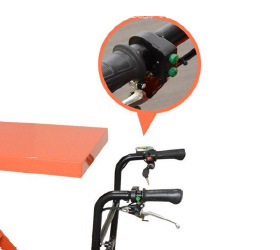 電動走行電動上下リフター台車(H1600mm)M2214E200KG-1600H