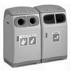 店頭分別ゴミ箱(もえるゴミ)M2314A-774K