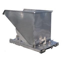 フォークリフト用ステンレス製材料反転投入バケットM2438RB-70SUS