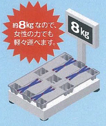 3段可変寸法パレット(900/1000/1100)　M297KP-1112HT