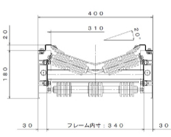 アルミ軽量フレームコンベアーM442ALB-3M