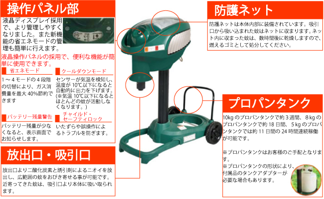 屋外専用蚊取り機M700MC-22S