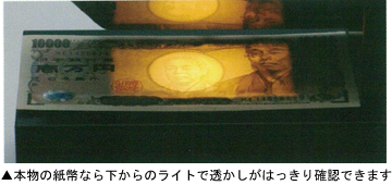 偽造紙幣チェックライトM764R-100T