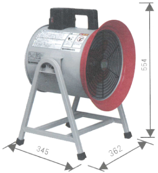 角度可変送風ファンM2167R-531M