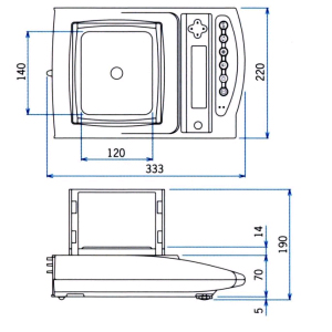 高精度電子天びん MC52J2-220S