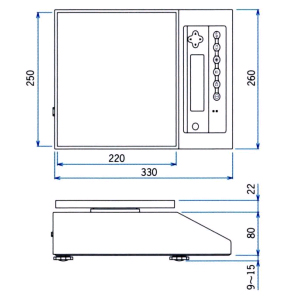 高精度電子天びん MC52J2-220S