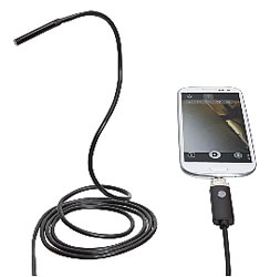 Android+PC両対応φ5.5mm×2m内視鏡ケーブルM1080MNE-2S