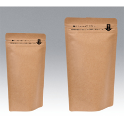 チャック付クラフトスタンド袋（内側アルミ仕様）　M152CR-ALP1016ZSM