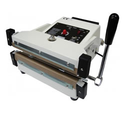 アルミ茶袋上下両熱インパルスシーラー/M166AL-2510TW