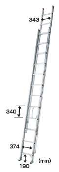 2連はしご　M196LF2-52P